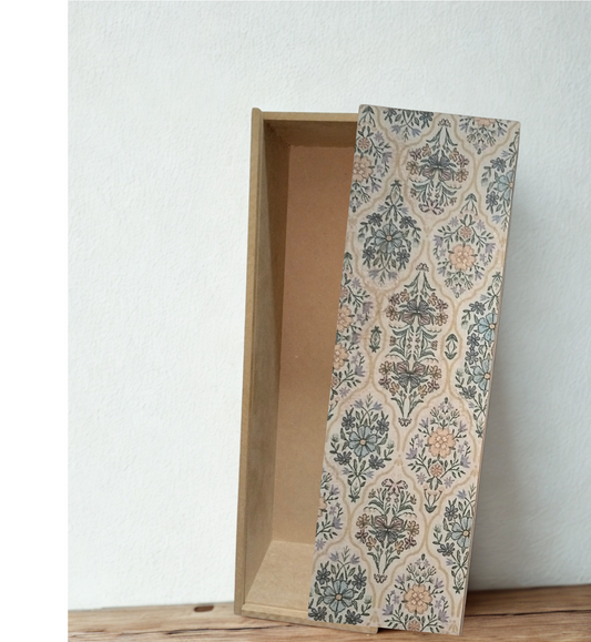 Caja de Madera " Flor de Recuerdo"
